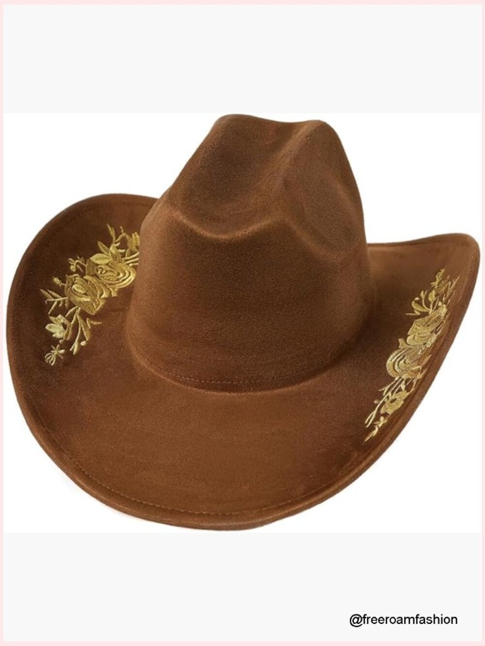 Unisex Classic Cowboy Hat with Chin Strap - Adjustable Polyester Western Hat
